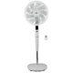 Ansio Pedestal Fan With Remote Control-9 Blades, 26 Speed 16 Inch Oscillating Fan