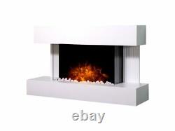 Adam Manola Wall Mounted Electric Fire Suite Downlights Remote 21710 RRP £569