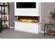 Adam Sahara 1250 Electric Inset Media Wall Fire With Remote Control, 51 Inch