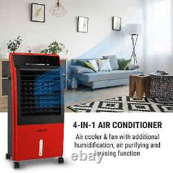 Air Cooler Fan Portable Conditioning Humidifier Purifier Home 2000W 65W Red