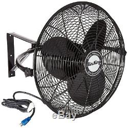 Air King 20 1/6 HP 3-Speed Non-Oscillating Totally Enclosed Wall Mount Fan
