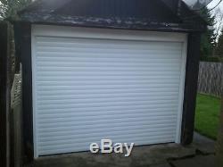 Aluminium Garage Roller Door, Electric Remote Control, Made To Measure, Fitted