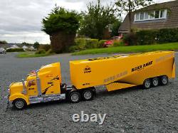 American Large Yellow Heavy Truck Lorry Remote Control Car 49cm Long