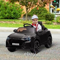 Audi RS Q8 6V Kids Electric Ride On Car Toy with Remote Control Black