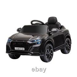 Audi RS Q8 6V Kids Electric Ride On Car Toy with Remote Control Black