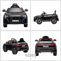 Audi RS Q8 6V Kids Electric Ride On Car Toy with Remote Control Black