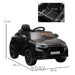 Audi RS Q8 6V Kids Electric Ride On Car Toy with Remote Control Black