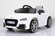 Audi Tt Rs Kids Electric Car Ride On 6v Battery With Rc Parental Remote Control