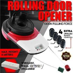 Automatic Roller Door Opener Garage Powerful 1000N Motor Remote 22m2 Rolling OZ
