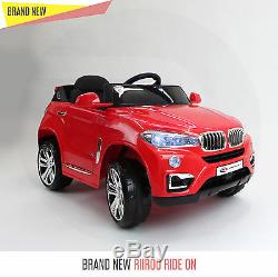 BMW X5 Style Kids Electric Ride On Car Cars Jeep 12V Battery Car Remote Control