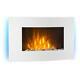 B-stock Electric Fireplace Heater Modern Fire Flame Effect Wall Mounted Remote