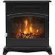 Bemodern 19364 Elstow Log Effect Electric Fire With Remote Control Black