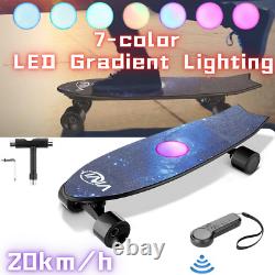 Best Gift! Electric Skateboard withRemote Control, Adult Commuter CAROMA Longboard