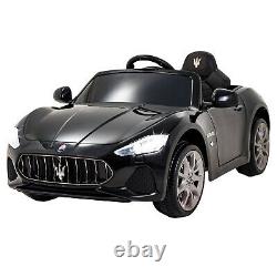 Black 12V Maserati Licensed Electric Kids Ride On Car Toy with Remote Control
