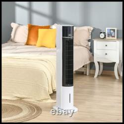 Bladeless Air Cooler, Evaporative Oscillating Tower Fan Humidifier Unit