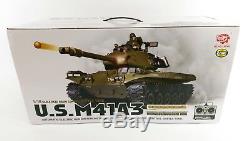 Bulldog M41A3 US Military Smoking RC Radio Remote Control Battle Tank Heng Long