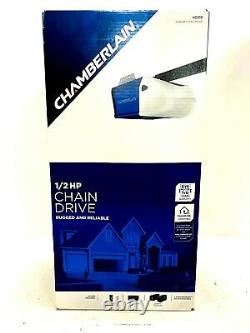 Chamberlain Garage Door Opener Kit 1/2 HP Chain Drive with Rail 7 ft Door HD210