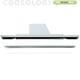 Cookology Cei100wh 100cm White Ceiling Island Cooker Hood & Extractor Fan Remote