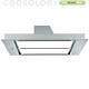 Cookology Cei110wgp 110cm White Glass Ceiling Island Cooker Hood & Remote