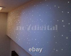 DIY fiber optic lights kit 600 twinkle star ceiling 3m PMMA remote control RGBW