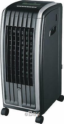 Daewoo Black Portable 6.5L 4-in-1 Heater, Air Purifier & Air Con Cooler Fan Unit
