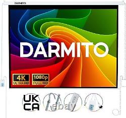 Darmito Electric Motorised Projector Screen with Remote Control For Movie Theater