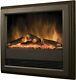 Dimplex Bach Electric Fire Black, Wall Mounted Or Inset 2kw With Remote Control