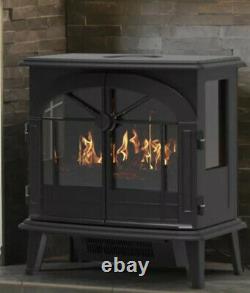 Dimplex Beckley Optimyst 2kw Electric Stove Fire Black Real Flame Remote Control