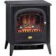 Dimplex Club 2kw Stove Led Electric Fire Black Style Cw Remote Control Clb20-led