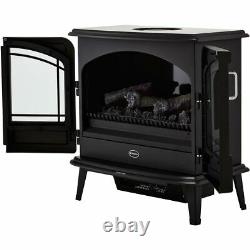 Dimplex FOR20 Fortrose Log Effect Freestanding Electric Fire Graphite