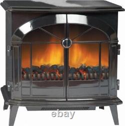 Dimplex Stockbridge Electric Stove Log Fuel Effect Remote Control