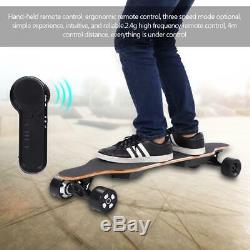 Double Motor Electric Skateboard Longboard 38km/h 14M Wireless Remote Control