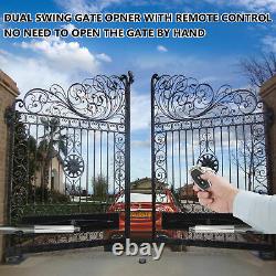 Dual Arm Swing Gate Opener Electric Automatic Gate Operator with Remote Control