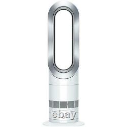 Dyson AM09 Hot and Cool White/Silver Jet Focus Fan / Heater + 2 Year Warranty