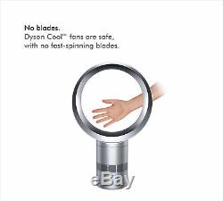 Dyson Cool AM06 Desk Fan White/Silver Refurbished 1 Year Guarantee