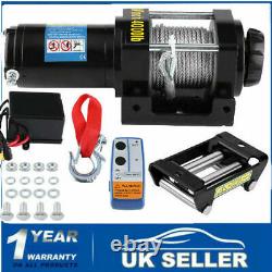 ELECTRIC WINCH 12V 4000lb RECOVERY- OFF ROAD WIRELESS