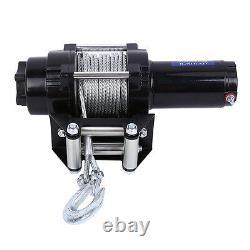 Electric 4000lbs Recovery Winch Kit ATV Trailer Truck Car DC 12V Remote Control