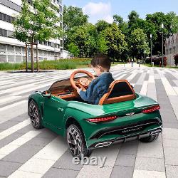 Electric Car for Kids Bentley Licensed 12V Ride On with Remote Control Music LED