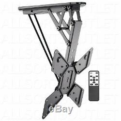 Electric Ceiling TV Monitor Mount & Remote Control Motorised 22 to 55 Screens