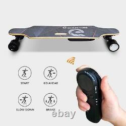 Electric E Skateboard Longboard, Remote Control, 20KM/H, 15KM Distance, Portable