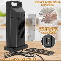 Electric Fan Heater, Remote Control Ceramic Heater 2000W with Timer, 70°
