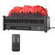 Electric Fireplace Artificial Log Mountain Fire Heater 1800w Remote Control Uk
