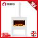Electric Fireplace Black+decker Bxfh45006gb 1.8kw With Remote Control In White