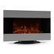 Electric Fireplace Fire Flame Effect Room Indoor Heating 2000 W Led Light Wall
