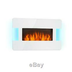 Electric Fireplace Space heater Living room Wall Mount 2000W Modern Remote