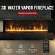 Electric Fireplace With Remote Control 3d Water Vapor Firepalce With Single