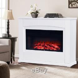 Electric Flame Fire Fireplace Core Wall Mounted/Inset Heater without Mantelpiece
