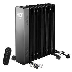Electric Heater Radiator Oil Filled 1500W-3000W 7-13 Fins with Timer Thermostat