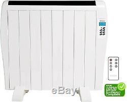 Electric Panel Heater Radiator Aluminium With Timer Convector 1.2KW Wall Mounted