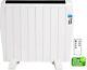 Electric Panel Heater Radiator Aluminium With Timer Convector 1.2kw Wall Mounted